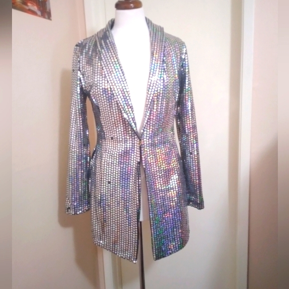Hot & Delicious Jackets & Blazers - Sale! NWT Hologram Jacket- M